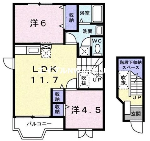 ソレイユ．Ｎ　Ｃの物件間取画像